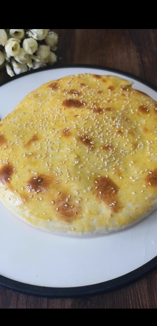 网红榴莲饼,烤箱预热210℃烤25分钟