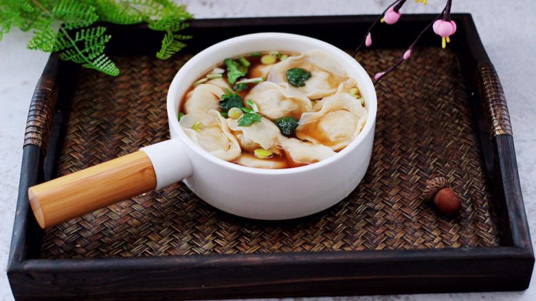 猪肉酸菜馄饨,成品一