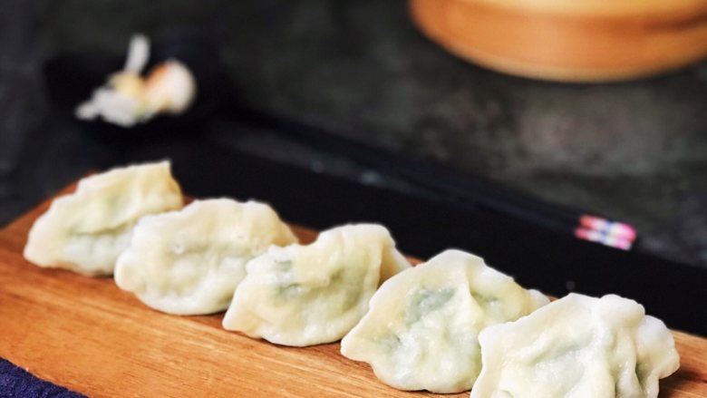 四鲜饺子,也可以用水煮哦,水饺也很鲜美。