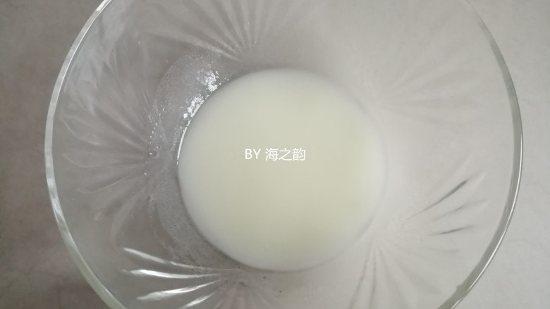 电饭锅戚风蛋糕,乳化好