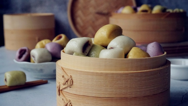 迷你豆沙馒头