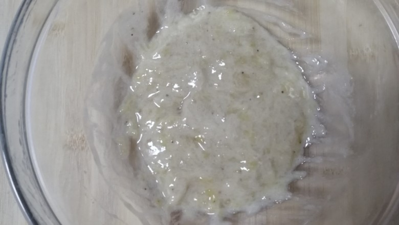 香蕉软饼,碾碎