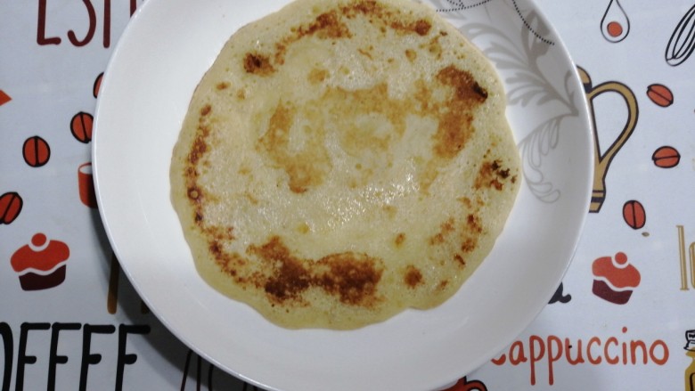 香蕉软饼,大饼可以切成几块吃