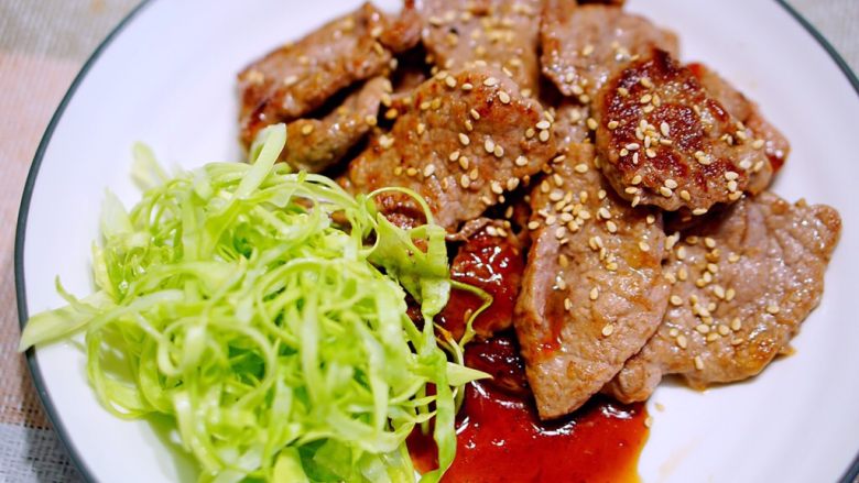 煎牛肉（鲜嫩腌制版）