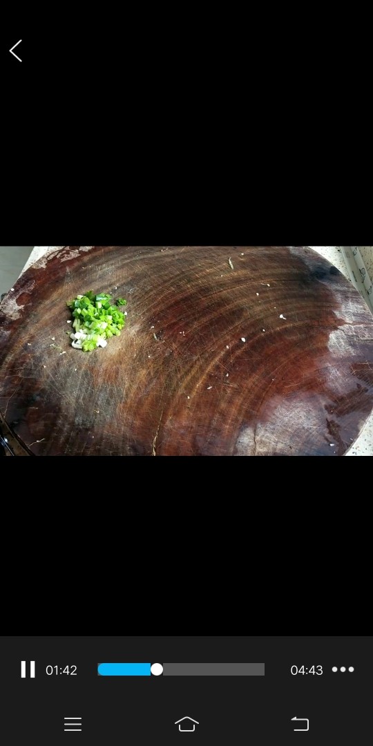 青椒牛肉,葱花切末