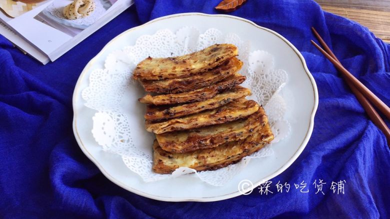 红糖芝麻千层饼,完成。