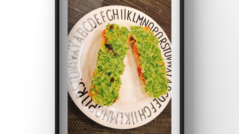 三色蒸糕(专为婆婆制作),摆盘