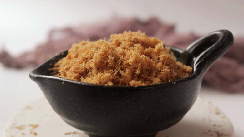 用面包机轻松做出自己喜欢口味的放心【猪肉松】,成品