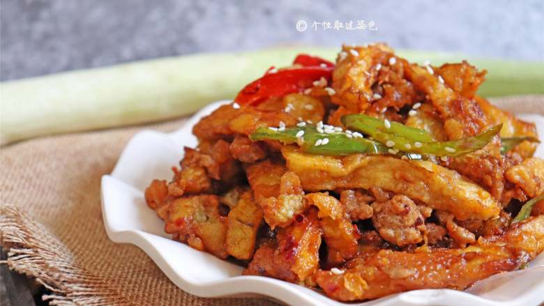 肉沫茄子,香甜诱人的茄子,相当下饭哦