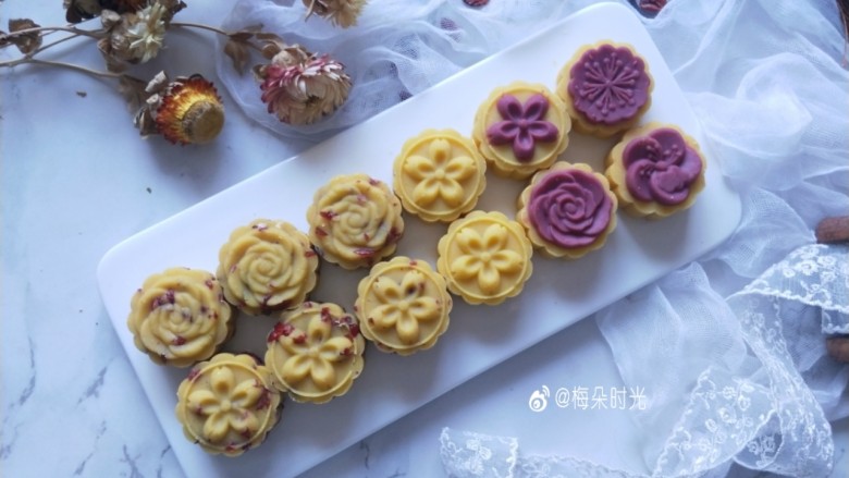 绿豆糕,成品图,三种集合照