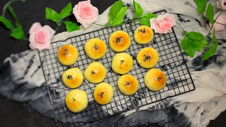 蜜豆餐包,完成