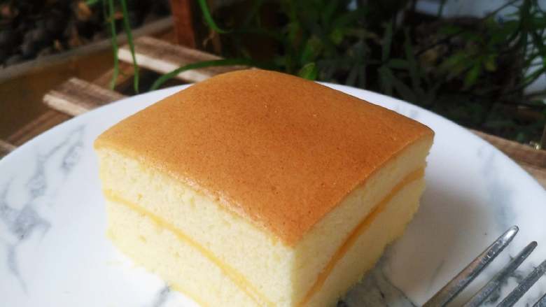 芝士夹心蛋糕,成品图
