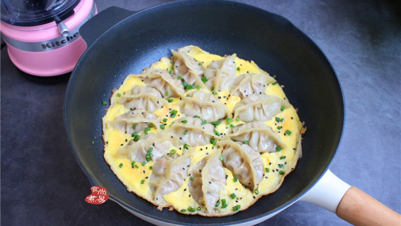 鸡蛋煎饺,成品图