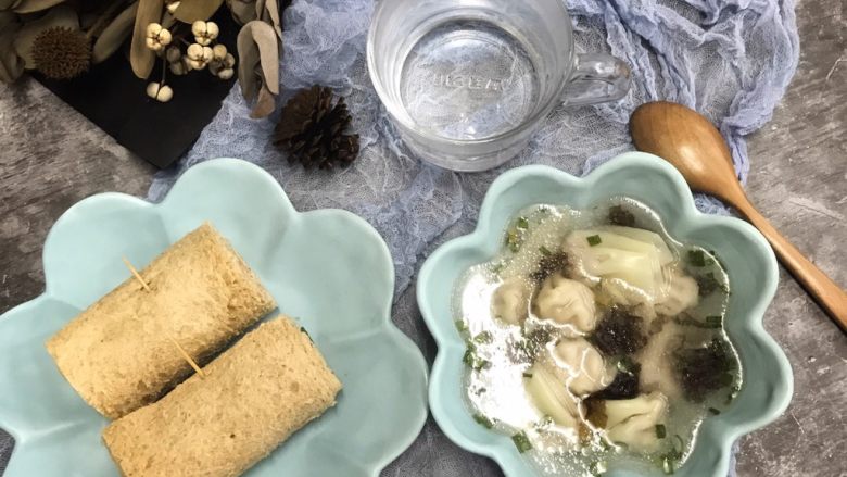 全麦吐司卷,美味的早餐