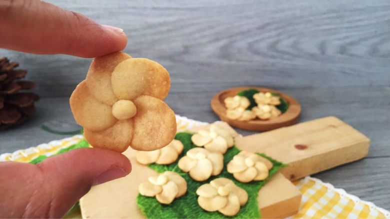 五瓣花小饼干,成品图！
