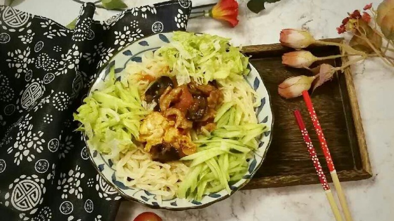 番茄鸡肉手擀面