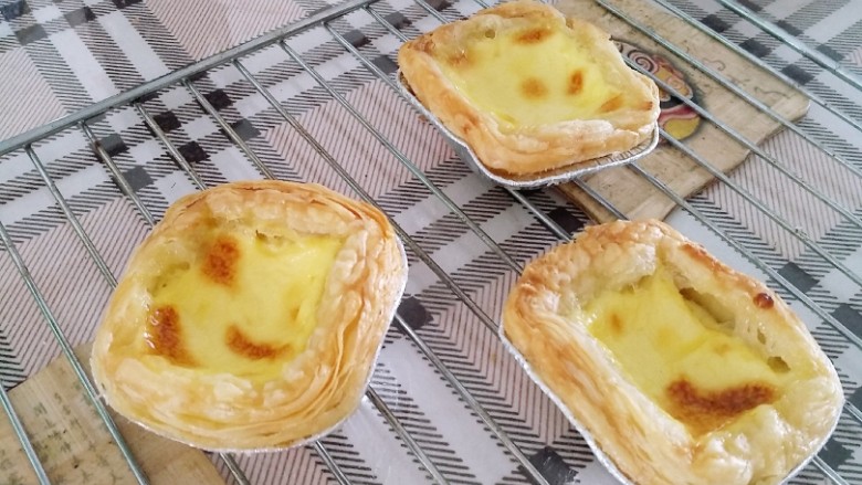 自制蛋挞,来一张特写