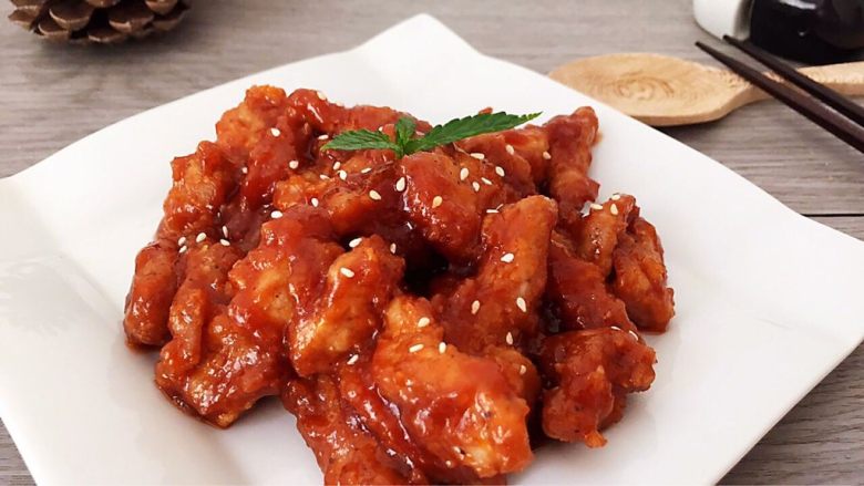 下饭神器--糖醋里脊,成品图!