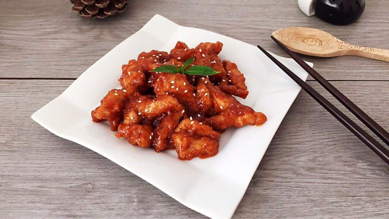 下饭神器--糖醋里脊,成品图!