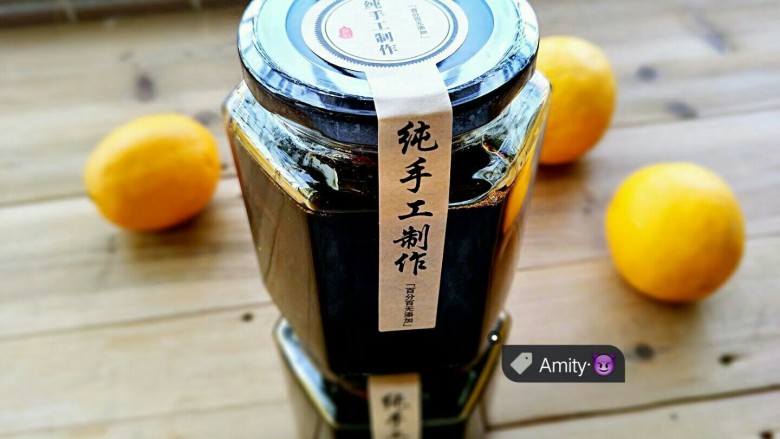 自制的柠檬膏，秒杀外面的止咳糖浆,成品图