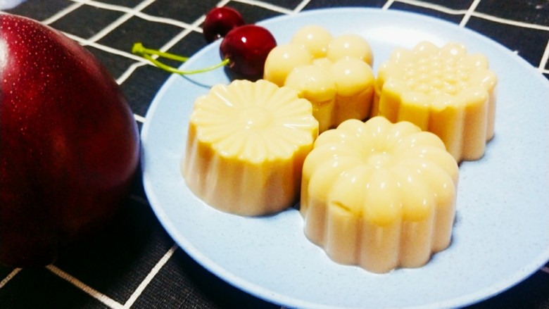 香芋布丁,成品图