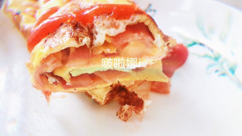 爆浆鸡蛋卷,美味出炉~