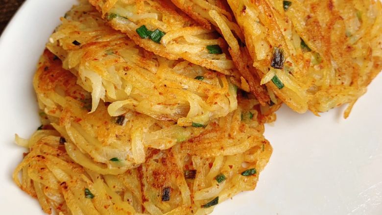 土豆丝饼,简单快捷,超方便