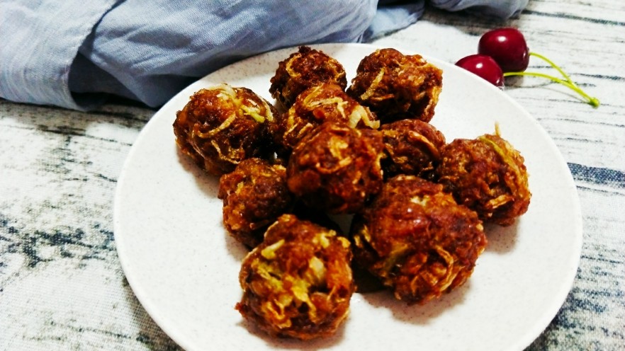 萝卜虾仁肉丸
