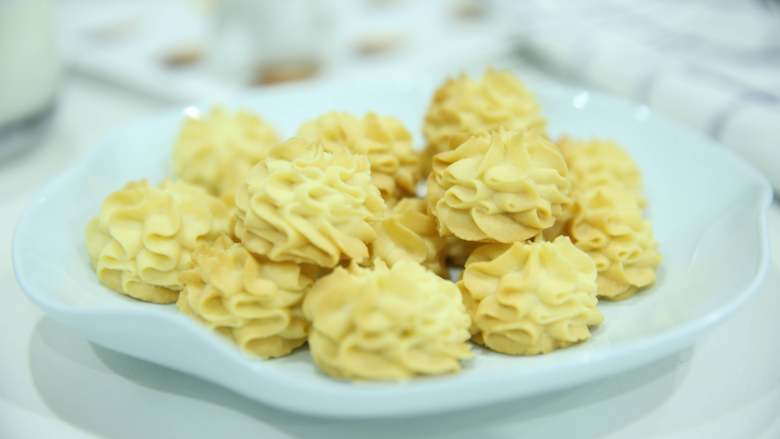 超级香酥的黄油曲奇,成品!