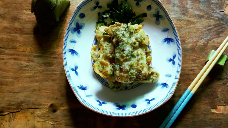 野香菜带鱼,端上餐桌。