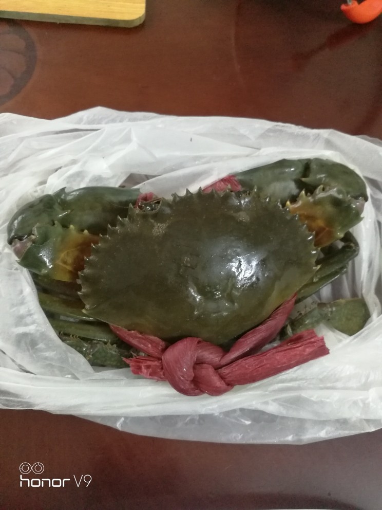 爸爸牌螃蟹粥,肉蟹,这个季节没膏,要再过段时间就变成膏蟹。