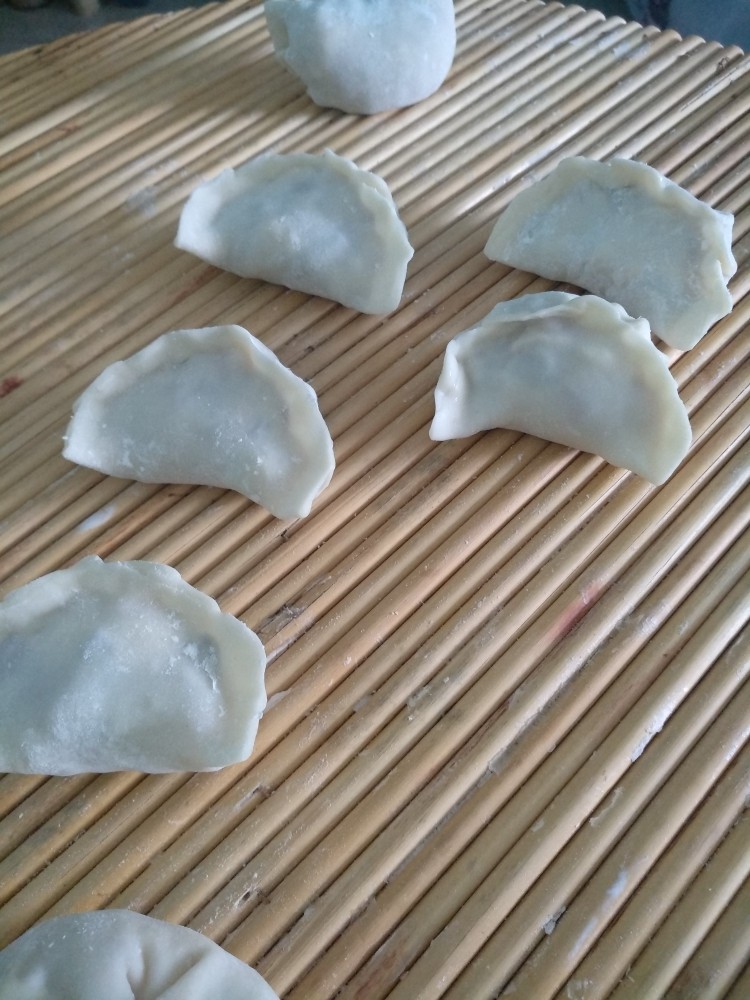 冬瓜饺子,包饺子，煮饺子