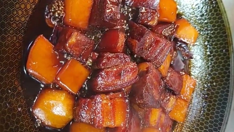 红烧肉,最后大火收汁出锅
