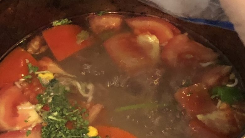 泡面打卡,加入泡面的调料