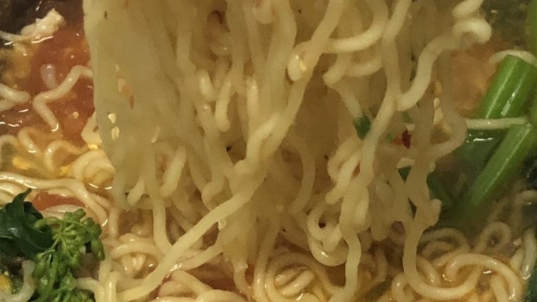 泡面打卡,可以吃啦