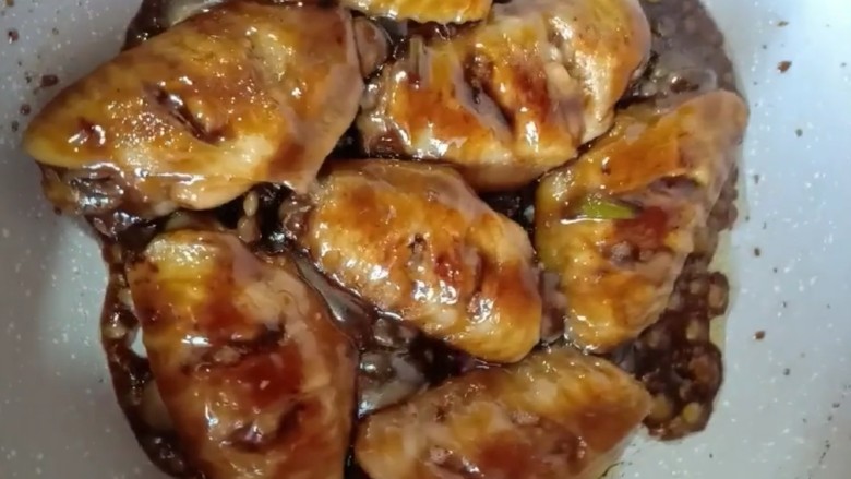 可乐鸡翅,大火收汁出锅