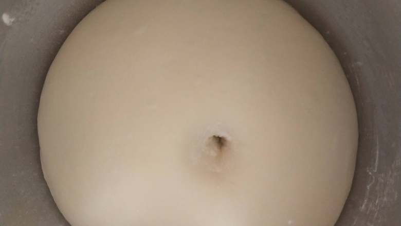 优格蜂蜜吐司,5、用手指沾面粉戳洞不回缩即可。