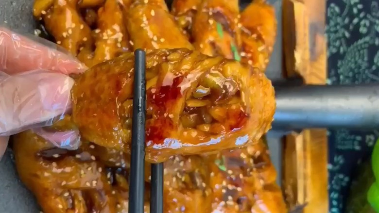 可乐鸡翅,成品图