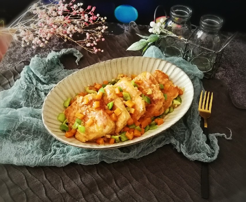 蛋香锅塌豆腐