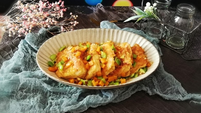 蛋香锅塌豆腐,好吃 下饭