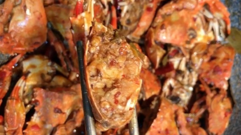 啤酒香焖蟹,美食做好