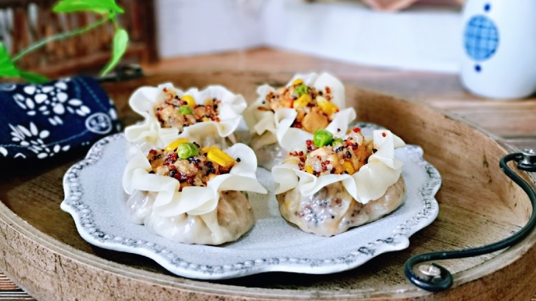 糯米藜麦鸡胸时蔬烧菜,明天的早餐有啦~