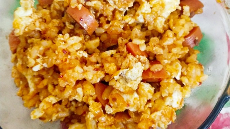 灵魂蛋炒饭,绝对美味哦~