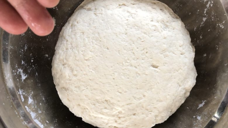 豇豆包子(长豆角),揉成光滑的面团