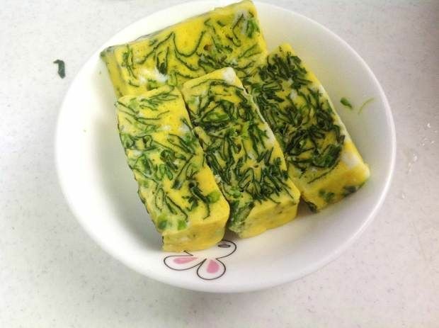 菠菜鸡蛋糕