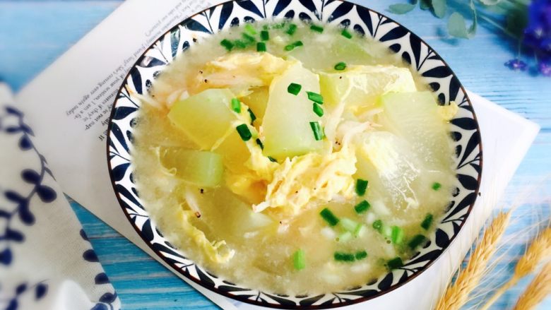 冬瓜蛋汤,清爽适口、消暑解腻!