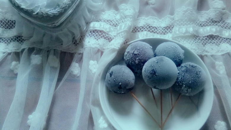 葡萄棒冰 #清爽夏日#,诱人的葡萄棒冰。