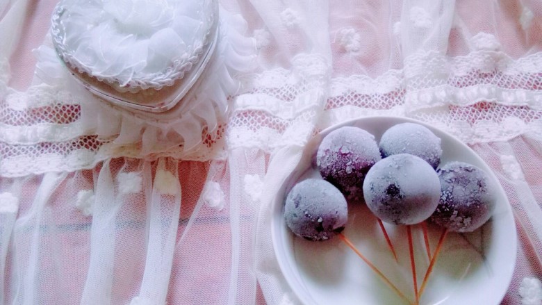 葡萄棒冰 #清爽夏日#,成品欣赏。