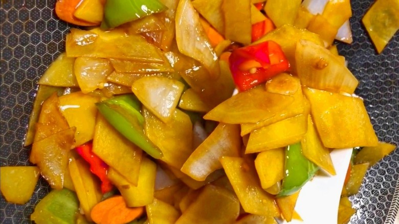 家常炒土豆片