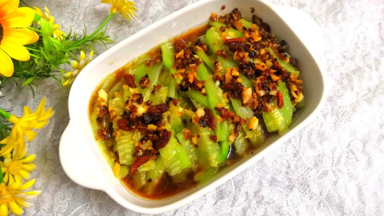 蒜蓉蒸丝瓜